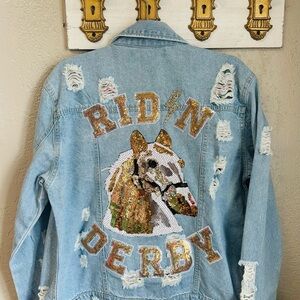 Judith March Ridin Derby Denim Jacket